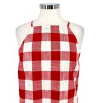Sugar Lips  Picnic Dress Red Gingham Mini Size Medium NWOT Photo 1