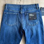 Silver Jeans NWT  Frisco Straight Leg Jeans Sz 30 High Rise Dark Wash Distressed Photo 11