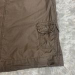 Sonoma Brown Cargo Mini Skirt Sz 10 Cotton Photo 2