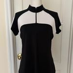 FootJoy NWT FJ Foot Joy Woman’s JERSY MESH RAGLAN Sleeve Shirt Black/White, Sz M Photo 8