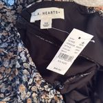 LA Hearts PacSun Dress Floral Mini Black White Photo 2