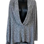 Michael Stars  Draped Cowl Neck Ribbed Knit Top Photo 0