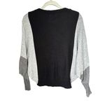 Joan Vass  Studio Womens Sz S Rabbit Hair Blend Grey Geometric Sweater Pullover Photo 4