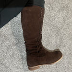 Sundance  Suede Leather Chocolate Brown Slouch Explorer Boots size 38 7.5-8 Photo 1