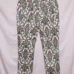 Chico's Printed Detail So Slimming Girlfriend Slim Leg Ankle Pants size US 6R Photo 6