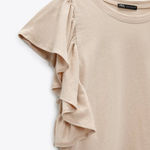 ZARA NWT Ruffled Top Size M Photo 0