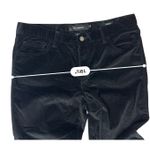 Calvin Klein Plush Corduroy 5 Pocket Bootcut Pants 12 Black Casual Stretch Photo 3