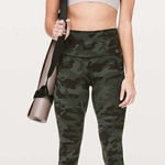 Lululemon Align High-Rise Crop 21" Size 4 Incognito Camo Multi Gator Green Photo 0