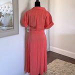 NWT‎ Equipment Femme Coral Dress. Size 6 Silk/Viscose Blend Pink Photo 3