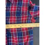 Riders By Lee  Plaid Button Shirt Tartan Women Size Small S Winter Button Up Photo 5