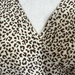 Maggie Short Sleeve V Neck Flowy Animal Print Wrap Maxi Women’s Small NWT Photo 3