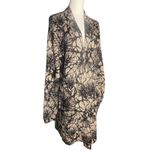 Peruvian Connection  Pima Alpaca
Blend Long Cardigan Black Beige
Print XL Photo 5