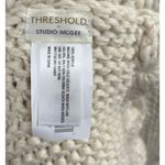 Threshold Studio McGee Womens Shawl Poncho Sweater Cream Chunky Knit Boho OSFM Size undefined Photo 4