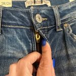 Vintage America Blue Medium Wash Boho Bootcut Denim Jeans Women Sz 2/26 Photo 5