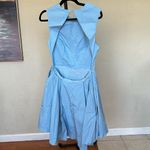 House Of CB  'Ingrid' Blue Twill Mini Dress NWOT‎ size L Tall Photo 11