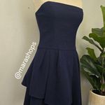 Black Halo  Rydell Navy Mini Fit & Flare Dress Photo 5