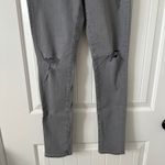 AG Adriano Goldschmied Legging Super Skinny Gray Distressed Low Rise Jeans 29R Photo 2