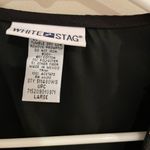 White Stag Vintage  Vest Women Size Large Tapestry Snowman Christmas Holiday Photo 1