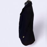 ZARA NWT Manteco (Italian Wool) Navy Blue Coat Photo 5