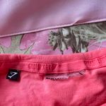 Gymshark coral pink long sleeve logo crop top Photo 6