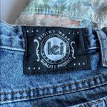 Vintage leí Blue and Pink Floral Bike Shorts Size 6 Photo 13