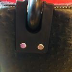 Black Faux Leather Weekend Travel Bag. Photo 7