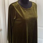 Agnes & Dora  NWT Olive Green Velvet Dress Photo 6