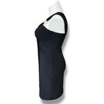 Ronni Nicole Vintage Womens One Shoulder Mini Dress Black Gold Y2K 90s Size 12 Photo 5