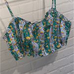 Rhode Ruched Bandeau Top 3x New with tag crop adjustable strap Target Green Photo 5