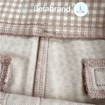 Betabrand NWOT  Pull-On Stretch Pants
Tan Cream Plaid Size Large Tall Photo 3