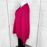 Free People All Mine Slouchy Alpaca Blend Sweater Raspberry Pink Large Oversized Photo 2