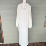 Z Supply  Ruffle Hoodie Dress in Cloud Dancer Photo 6