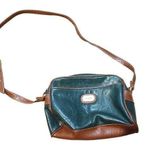 J.G. Hook Leather Brown Green Small Purse Bag Adjustable Purse Zipper Cross Body Photo 0