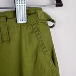 Wild Fable Olive Green Cotton Utility Cargo Skirt XXS Long Midi Pockets D-Ring Photo 3