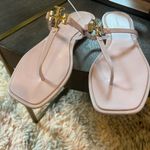 Tory Burch  Roxanne Jelly Sandal Meadowsweet Gold Flip Flop shoes size 10 Photo 1
