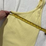 American Eagle  women’s Single strap one shoulder tank top Yellow Size Medium Photo 6
