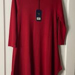 Simply Southern  Womens Red‎ Tunic Dress Long Sleeve Casual Small Photo 0