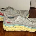 Hoka Women's Clifton Blue Running Shoes Yellow Size 10 Photo 0