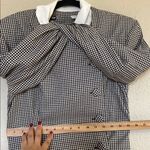 House Of CB  LEONI Brown Puppytooth Check Bodycon Mini Dress NWOT Size L longer Photo 11