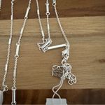 Kendra Scott NWT  Adelia Y Necklace for Women Bright Silver-Plated Photo 4