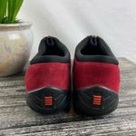 Lands' End Land’s End Red & Black Suede Zip Up Athletic Shoes 7.5 Photo 3