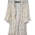 Paisley Grace -Ivory Lace Coverup-Stretch-NWT-Sz Small Photo 0