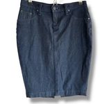 Rag and Bone Rag Bone Size 26 Indigo Blue Stretchy Mini Denim Skirt Pencil - Made in USA Photo 0