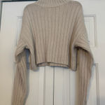 PacSun  tan cropped sweater Photo 0