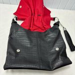 Carlos‎ Falchi Vintage black
Soft Leather Drawstring CROSSBODY Bag Black Photo 3