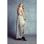Free People Cherry Blossom Sheer Mesh Maxi Gown Dress Size 4 Photo 2