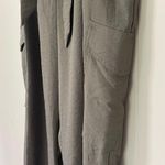 Chico's Chico’s Green Cargo Pockets Elastic Waist Tie Belt Pants ~ Size 2R (US 12R) Photo 3