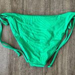 Womans Green Side Tie Bikini Bottoms Sz S Photo 1