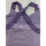 Lululemon Women's Active Tank Crisscross Back Workout Athletic Gym Purple Size 6 Photo 3