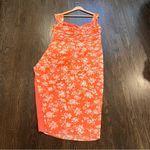 Abercrombie & Fitch Orange Sheath Midi Dress Sweetheart Neckline side slit Photo 7